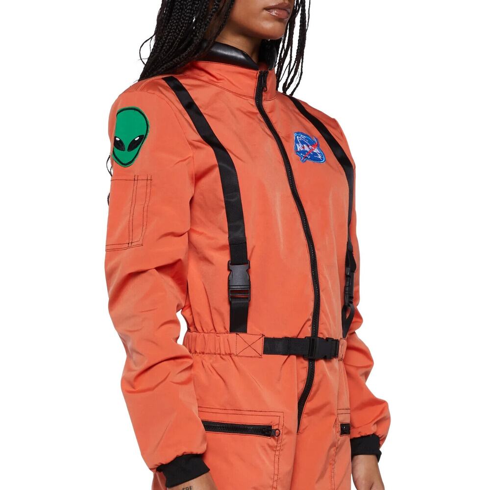 Dolls Kill NASA-TY FLIGHT SUIT COSTUME Size Small S Halloween Space Astronaut - Picture 4 of 6
